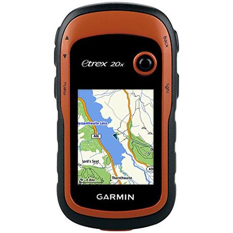 Garmin eTrex 20x - GPS deportivo con mapas de Europa Occidental, color negro y naranja