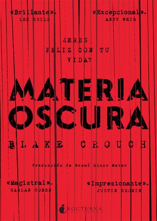 Materia oscura de Blake Crouch