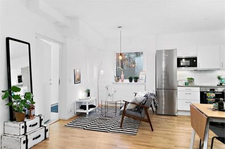 Mini estudio de 38 m2 lleno de estilo