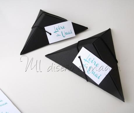 Invitaciones de boda pirámide