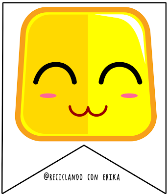 Pegatinas y guirnalda de emoji