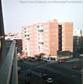 Antes de instalarse la Fuente de las Escaleras