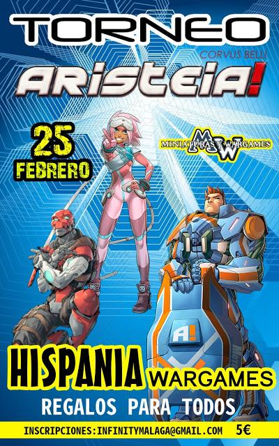 Bases provisionales del torneo de Aristeia en las Hispania Wargames 2018