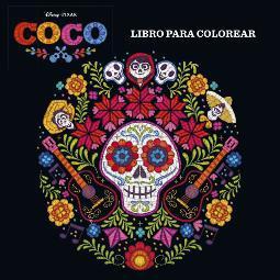 Coco libro para colorear Portada de Coco libro para colorear