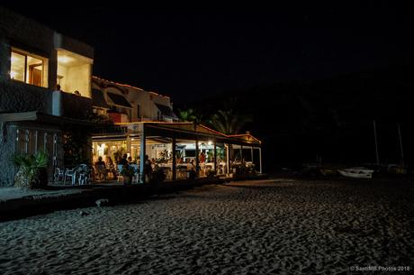 Cena en la playa