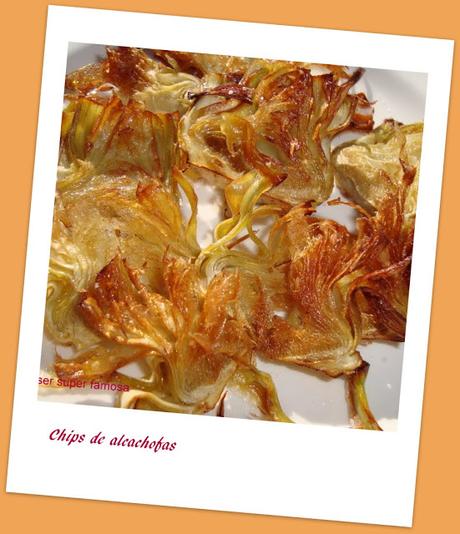 Chips de alcachofas