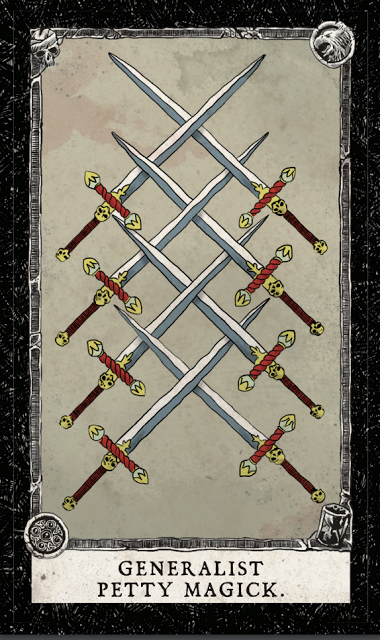Generalist Petty Magick deck para Zweihänder RPG a la venta Generalist Petty Magick deck para Zweihänder RPG a la venta