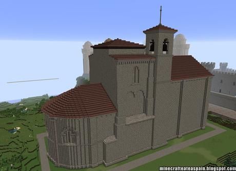 Réplica Minecraft de la Iglesia de Santa María de Siones, Burgos, España.