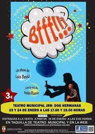 Salen a la venta la entradas para el espectáculo infantil,  Bfff!!!