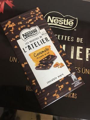 Les Recettes de l'Atelier, degustación, proyecto, nestle, chocolate, chocolates Atelier, cocina, 