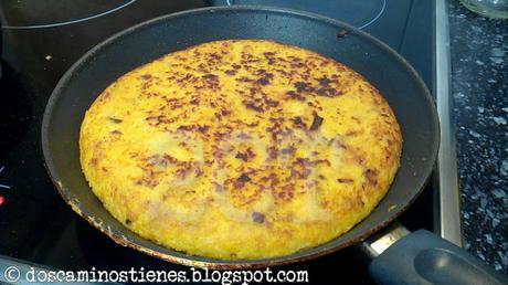 (Receta Vegetariana) Tortilla de calabaza al curry