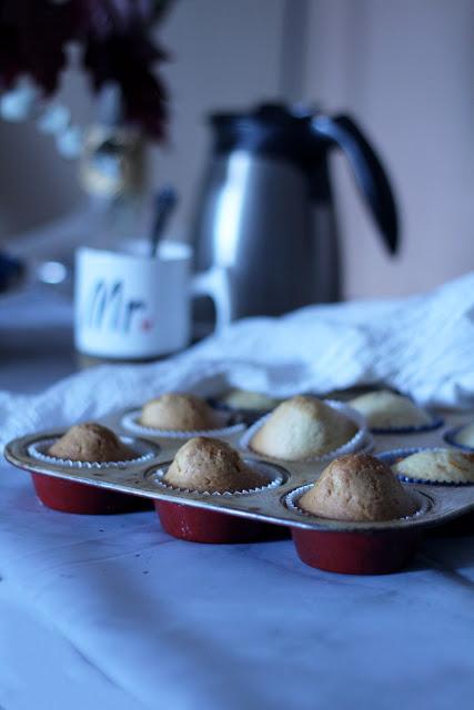 Magdalenas caseras de naranja y aceite de oliva