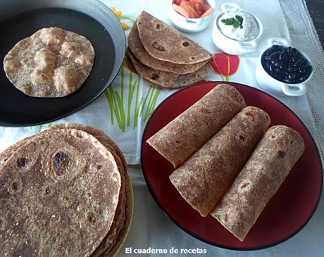 Tortillas Integrales de Harina {Cocina Mexicana}