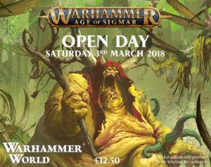 Entradas para el Age of Sigmar Open Day y Underworlds Grand Clash a la venta