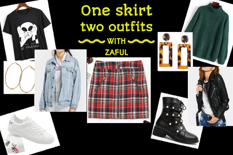 One skirt, two outfits (with Zaful)