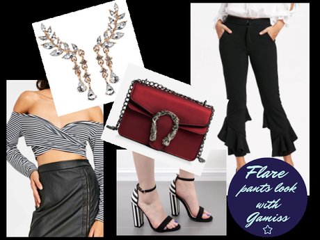 Flare pants look with Gamiss