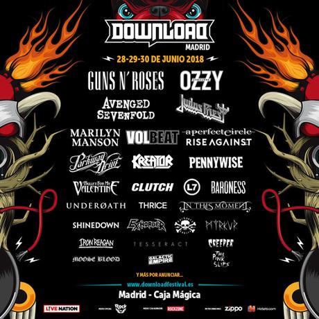 Download Festival Madrid 2018: Volbeat, Pennywise, L7, In this moment, Iron Reagan...