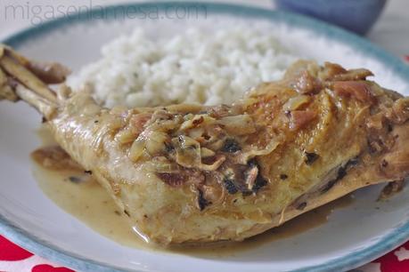 Pollo con umeboshi