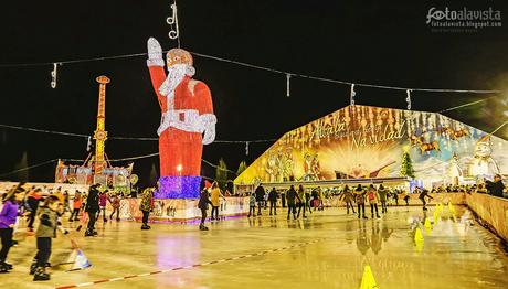 Patinando en Navidad - Fotografía artística