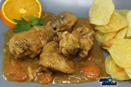 Pollo a la naranja olla GM