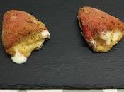 Pimientos Piquillo rellenos crema queso cabra miel cebolleta