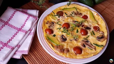 Frittata con aguacate