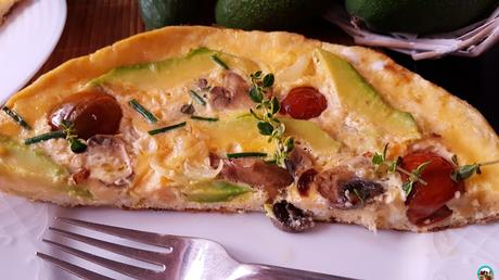 Frittata con aguacate Frittata con aguacate
