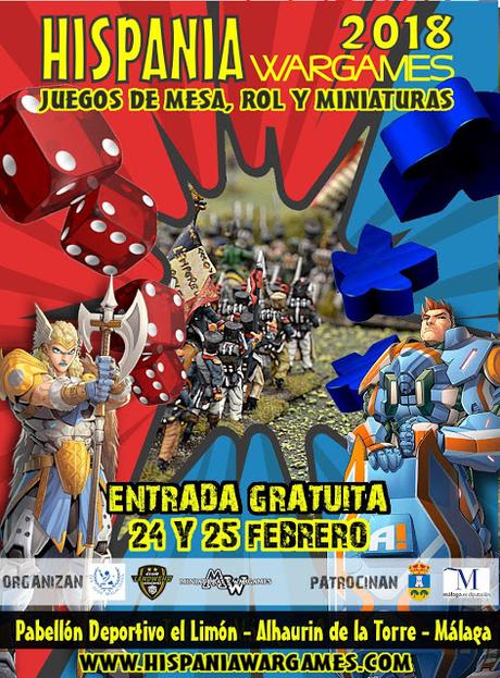 Cartel oficial de las Hispania Wargames 2018