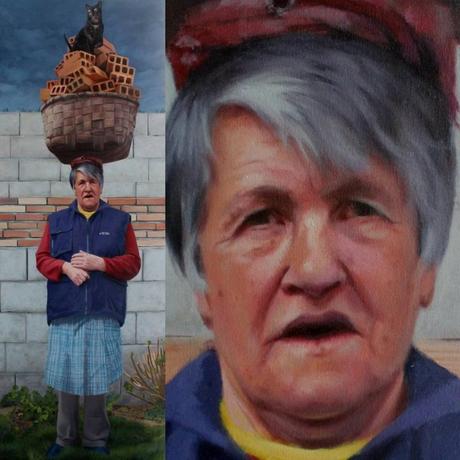 Los geniales murales de abuelas gallegas superheroínas de Joseba Muruzábal