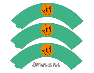 Kit para cupcakes o dulces , gratis