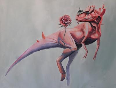Los surrealistas dinosaurios de Dallin Moe