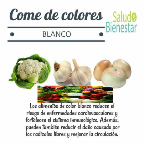 Come con mucho color y tendrás muy buena salud!