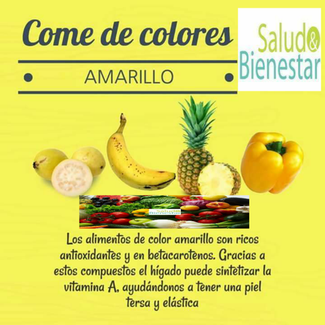 Come con mucho color y tendrás muy buena salud!