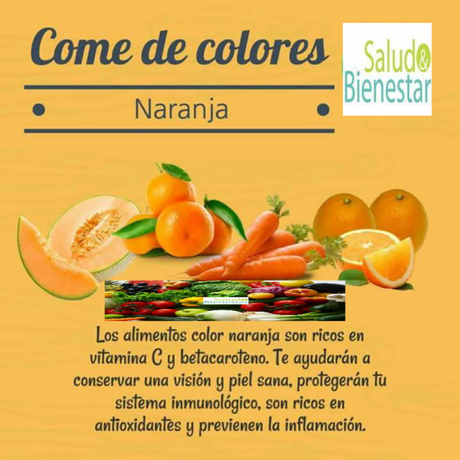 Come con mucho color y tendrás muy buena salud!