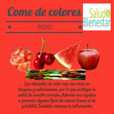 Come con mucho color y tendrás muy buena salud!