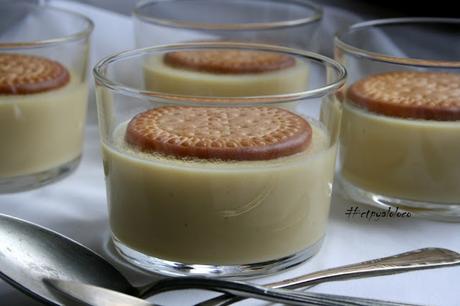 Natillas con galleta