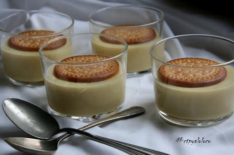 Natillas con galleta