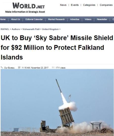 Los ingleses blindan las islas con tecnología de una empresa beneficiada por Macri