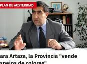 Para Artaza, Provincia "vende espejos colores"