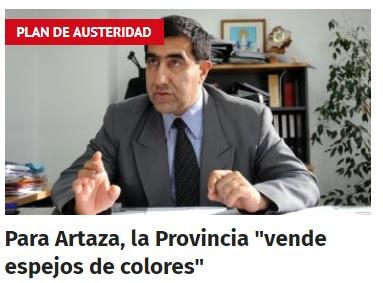 Para Artaza, la Provincia 