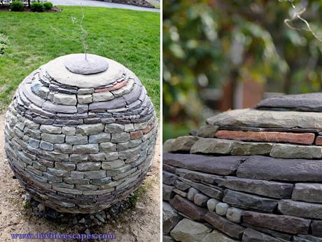 Davin Devine hace esculturas de piedras en su jardín sin usar cemento y son  muy originales - Paperblog