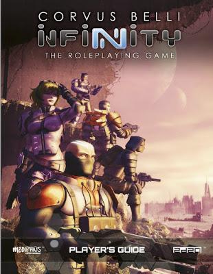 Infinity RPG: Material en PDF a la venta en la web de Modiphius Entertainment
