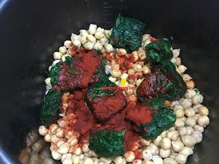 GARBANZOS CON ESPINACAS EN OLLA GM D,E, F