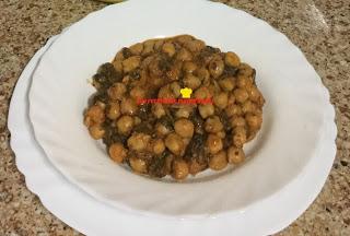GARBANZOS CON ESPINACAS EN OLLA GM D,E, F GARBANZOS CON ESPINACAS EN OLLA GM D,E, F