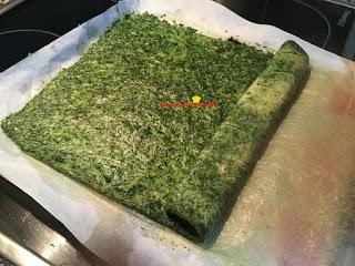 ROLLO DE ESPINACAS, QUESO CREMA Y BACON EN THERMOMIX Y TRADICIONAL