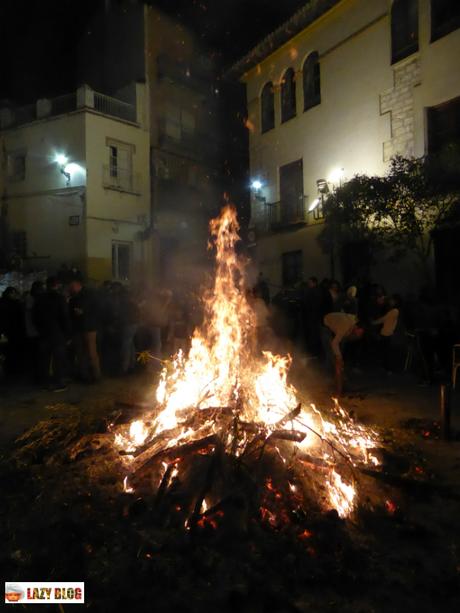 Qué ver en la Fiesta Noche de San Antón de Jaén. Las Lumbres y la Carrera Urbana Internacional
