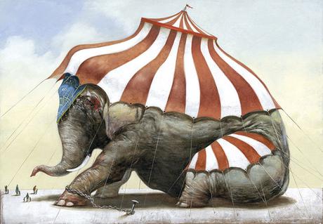 El elefante ha salido a pasear