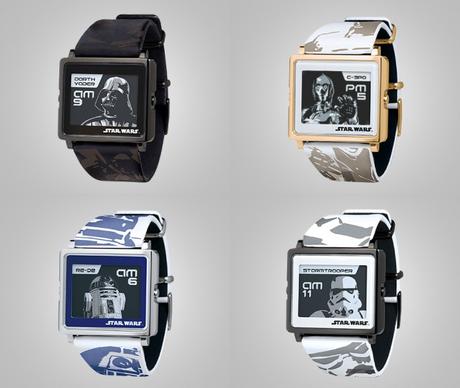 Una Alucinante serie de modelos de Reloj de Star Wars