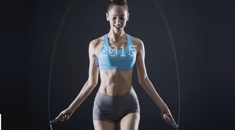 Cuerda de saltar con LED que marca el tiempo mientras saltas