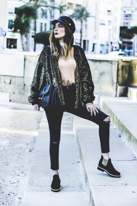 CÓMO COMBINAR: BOMBER DE LENTEJUELAS CÓMO COMBINAR: BOMBER DE LENTEJUELAS